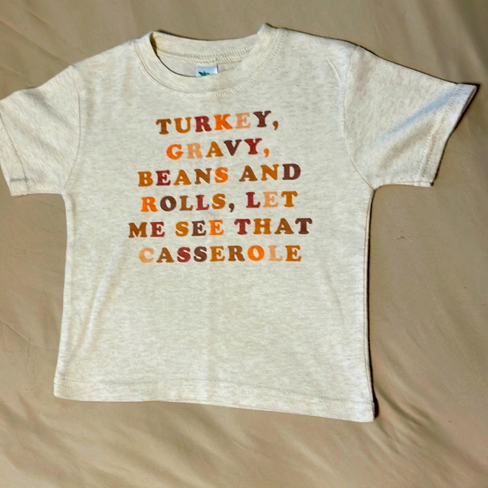 Child’s Thanksgiving shirt size 12-18 months